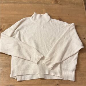 All Saints Off-White Turtleneck Sweater